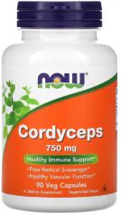 Акція на Now Foods Cordyceps 750 mg 90 caps від Stylus