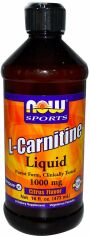 Акція на Now Foods L-Carnitine Liquid 1000 mg 473 ml /31 servings/ Citrus від Stylus