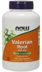 Акція на Now Foods Valerian Root 500 mg  250 Vcaps Корень валерианы від Stylus