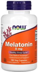 Акция на Now Foods Melatonin 5 mg 180 veg caps от Stylus
