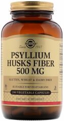 Акція на Solgar Psyllium Husks Fiber, 500 mg, 200 Vegetable Capsules (SOL-02315) від Stylus