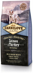 Акция на Сухой корм для щенков Carnilove Salmon & Turkey Puppy 12 кг (8595602508822) от Stylus
