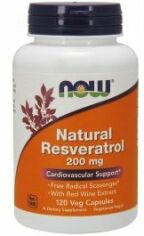 Акція на Now Foods Resveratrol 200 mg 120 veg caps від Stylus