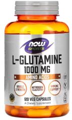 Акція на Now Foods L-Glutamine 1000 mg 120 caps L-глютамин від Stylus