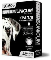 Акция на Капли от блох, клещей и гельминтов Unicum Complex Рremium для собак 30-60 кг (UN-090) от Stylus