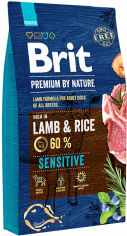 Акция на Сухий корм Brit Premium Sensitive Lamb для собак з чутливим травленням зі смаком ягняти 15 кг (8595602526642) от Y.UA