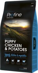Акція на Сухий корм для цуценят всіх порід Profine Puppy Chicken з куркою і картоплею 15 кг (8595602517367) від Y.UA