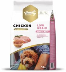 Акция на Сухий корм Amity Super Premium Chicken із куркою 14 кг (542 Chick 14 KG) от Y.UA