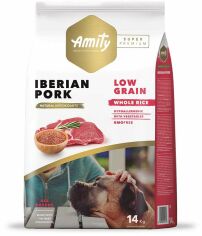 Акция на Сухий корм Amity Super Premium Iberian Pork з іберійською свининою 14 кг (566 Iberian 14 KG) от Y.UA