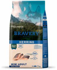 Акція на Сухий корм Bravery Herring Mini Adult з оселедцем 7 кг (0630 Br Herr Adul M_ 7KG) від Y.UA