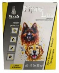 Акція на Краплі Modes Фіпро-Люкс протипаразитарні для собак та котів 10-25кг 4 штх2мл (ЗС000217) від Y.UA