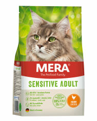Акция на Сухий корм Mera Cats Sensitive Adult Сhicken (Huhn) для чутливих кішок з куркою 2 кг (038642 - 8630) от Y.UA