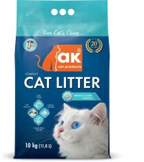 Акция на Наповнювач Akcat Compact cat litter бентонітове марсельське мило 10кг 11.8л (AKMN007) от Y.UA
