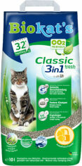 Акція на Наповнювач для котячого туалету Biokat's Classic Fresh 3в1 грудкує 10 л (4002064613314) від Y.UA