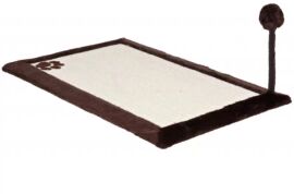 Акція на Дряпки-килимок Trixie з м'ячиком на пружині 70х45 см темно-коричнева (4047974043233) від Y.UA