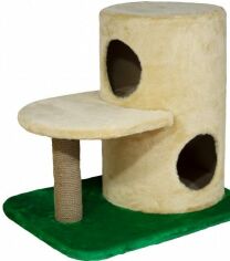 Акция на Кігтеточка Lucky Pet будиночок сизалевий Башта бежевий 54х57х45 см (4820224215891) от Y.UA