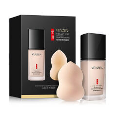 Акція на Тональна основа для обличчя Veze Thin and Light Concealer Liquid Foundation, Skin Tone, 30 мл від Eva