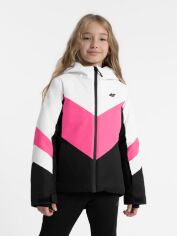 Акция на Дитяча зимова лижна куртка для дівчинки 4F 4FJAW23TTJAF294-55N 122 см Різнокольорова от Rozetka