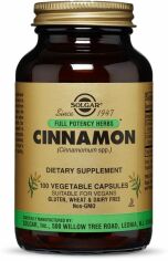 Акція на Solgar Full Potency Herbs Cinnamon 100 Vegetable Capsules від Stylus