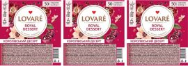 Акція на Бленд квіткового та фруктового чаю Lovare Королівський десерт 50 пакетиків х 3 шт від Rozetka