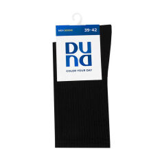 Акция на Шкарпетки чоловічі Duna 2240 високі, чорні, розмір 27-29 от Eva
