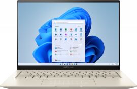 Акция на Ноутбук ASUS ZenBook 14X OLED UX3404VA-M9023WS (90NB1083-M00170) Sandstone Beige / 14.5" OLED 2.8K / Intel Core i7-13700H / RAM 16 ГБ / SSD 1 ТБ / Windows 11 Home от Rozetka