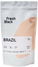 Акция на Кава в зернах Fresh Black Brasil Diamond 200 г от Rozetka