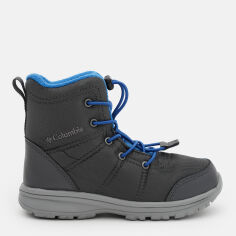 Акция на Підліткові зимові черевики для хлопчика Columbia Youth Fairbanks Omni-Heat 2044111CLB-089 35 Чорні от Rozetka