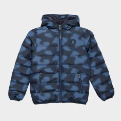 Акция на Підліткова демісезонна куртка для хлопчика RADDER Ricco 442317-400 140 см Синя от Rozetka