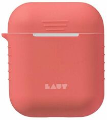 Акция на Чохол для навушників Laut Pod Case Coral Pink (LAUT_AP_POD_P) for Apple AirPods от Y.UA