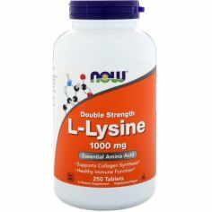 Акція на Now Foods L-Lysine 1000 mg Л-Лизин 250 таблеток від Stylus