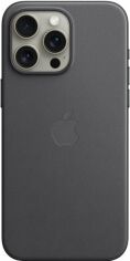 Акція на Панель Apple MagSafe FineWoven Case для Apple iPhone 15 Pro Max Black (MT4V3ZM/A) від Rozetka