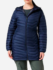 Акція на Куртка зимова жіноча Columbia Omni-Heat Powder Lite Mid Jacket 1748311-472 XS Темно-синя від Rozetka