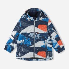 Акція на Дитяча зимова термо куртка для хлопчика Reima Kanto 5100203A-6989 134 см від Rozetka