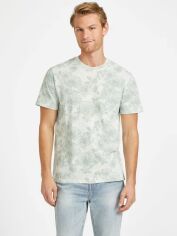 Акція на Футболка бавовняна довга чоловіча Guess 845385611 XL Зелена від Rozetka