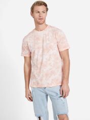 Акція на Футболка бавовняна довга чоловіча Guess 210759759 2XL Помаранчева від Rozetka