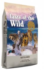 Акція на Сухой корм для собак Taste of the Wild Wetlands Canine Formula со вкусом утки перепела 2 кг (2596-HT18) від Stylus