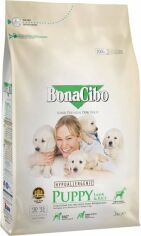 Акция на Сухой корм для щенков BonaCibo Puppy Lamb&Rice с мясом ягненка и рисом 3 кг (BC406144) от Stylus