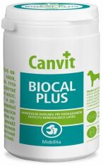 Акция на Витаминная добавка Canvit Biocal Plus for dogs для здорового развития костной ткани, сухожилий, суставов, хрящей, зубов и мышц собак 500 г (can50724) от Stylus