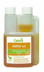 Акція на Комплекс витаминов Сanvit Amino sol в период нагрузок, роста, беременности и лактации 250 мл (b57100) від Stylus