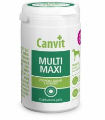 Акция на Мультивитаминный комплекс Canvit Multi Maxi for dogs для собак крупных пород 230 г (can53375) от Stylus