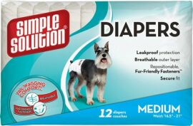 Акция на Гигиенические прокладки Simple Solution Disposable Diapers Large для собак (М) 12 шт. (ss10584) от Stylus