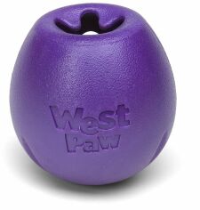 Акція на Игрушка для собак West Paw Rando Eggplant 10 см фиолетовая (BZ041EGG) від Stylus