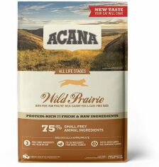 Акція на Сухой корм Acana Wild Prairie Cat с курицей и рыбой для котят и кошек 4.5 кг (a71458) від Stylus