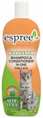 Акція на Шампунь и кондиционер Espree Shampoo'N Conditioner In One for Cats в одном флаконе 355 мл (e01082) від Stylus