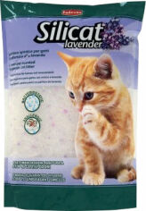 Акція на Наполнитель для кошачьего туалета Padovan Silicat Lavender с ароматом лаванды Силикагелевый впитывающий 5 л / 2.2 кг (PP00499) від Stylus