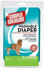 Акція на Гігієнічні труси Simple Solution Washable Diaper X-Large багаторазові для собак великих порід (ss10595) від Y.UA