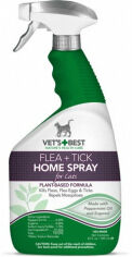 Акція на Спрей VET`S Best Flea&Tick Home Spray for Cats універсальний від бліх та кліщів 945 мл (vb10526) від Y.UA