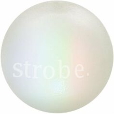 Акція на Іграшка для собак Outward Hound Planet Dog Strobe Ball М'яч білий, що світиться 7 см (pd68805) від Y.UA