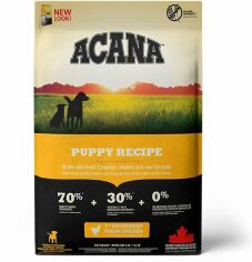 Акция на Сухий корм Acana Puppy Recipe для цуценят середніх порід з м'ясом курчати 6 кг (a50060) от Y.UA